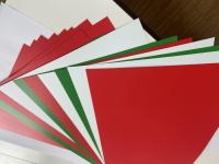 Feuille de lamination PVC imprimée blanche, haute résistance à la traction, pour cartes plastiques