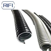 Negro Laranja Cinza PVC Flexível Conduto Elétrico Aço Galvanizado Flexível Conduto de Tubo