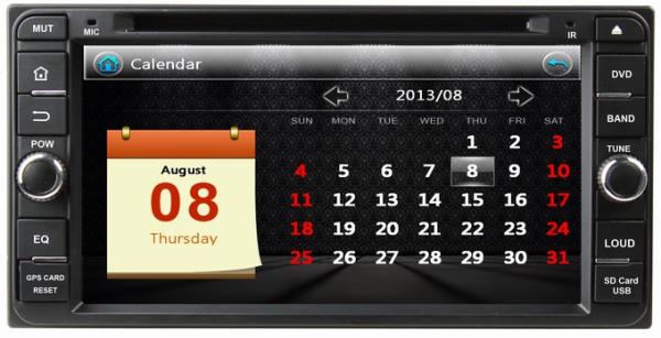 Ouchuangbo Wholesale Car GPS DVD Player for Toyota Fortuner /Avanza /Terios Auto Radio BT USB RDS OCB-6957A