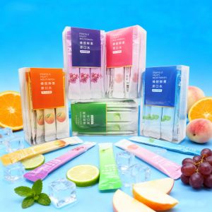 Keepup Genuine Fresh Fruit Probiotic Multi-Fruit Fragrance PEACH Smell Regular Size Convenient Disposable Strip Oral Mouthwash