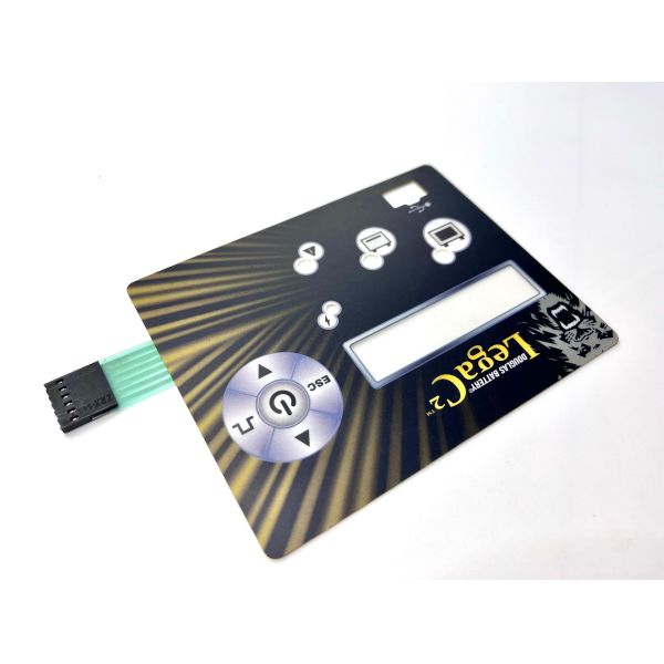 Глянцевая отделка полиэстер прозрачное окно тактильная кнопка для станков с ЧПУ