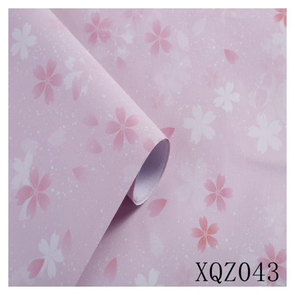 Pink Bedroom Self Adhesive Floral Wallpaper Soundproof Botanical Peel And Stick Wallpaper