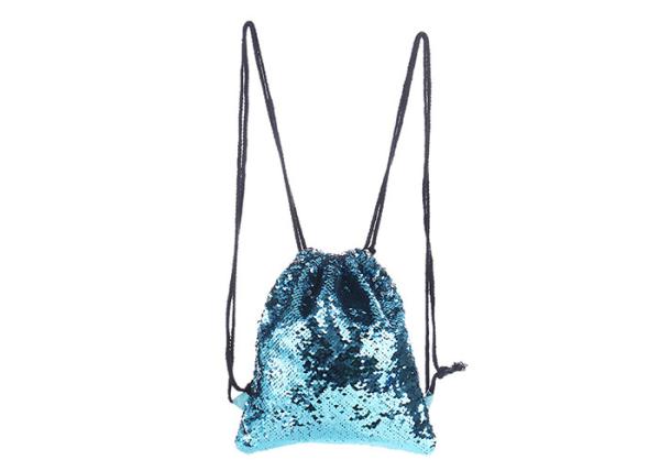 Sequins symphony color ladies drawstring backpack outdoor bag sports backpacks