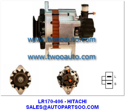 LR170-502 LR170-502B - HITACHI Alternator 12V 70A Alternadores