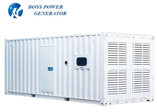 Commercial 1mva Electric Start Generator Rainproof Long Service Life Container