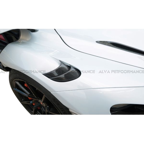 2017-2019 McLaren 720S ALVA 765LT Type Dry Carbon Fiber Body Kits Front Rear Bumpers Front Fenders Side Skirts Rear Wing