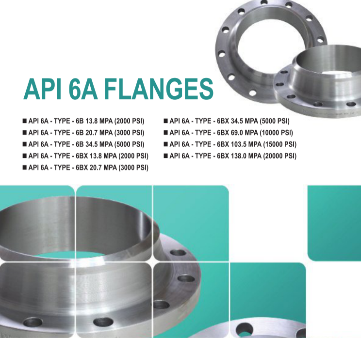 API 6A TYPE 6BX 10000PSI 15000PSI 20000PSI ASTM A182 F316L WN BL flange