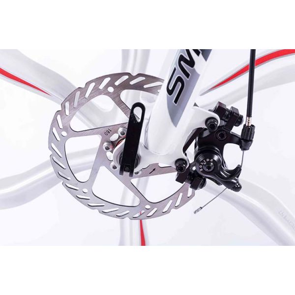 Aluminum Alloy Folding Electric E Bike Wear Resistant Steel Suspension Frame