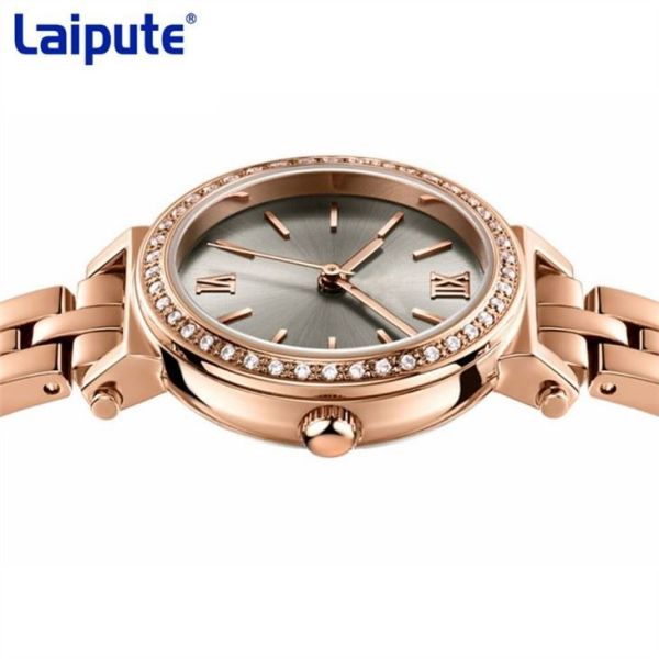 Tempered Glass Alloy Wrist Watch Belt Female Waterproof Sandblasted Dial