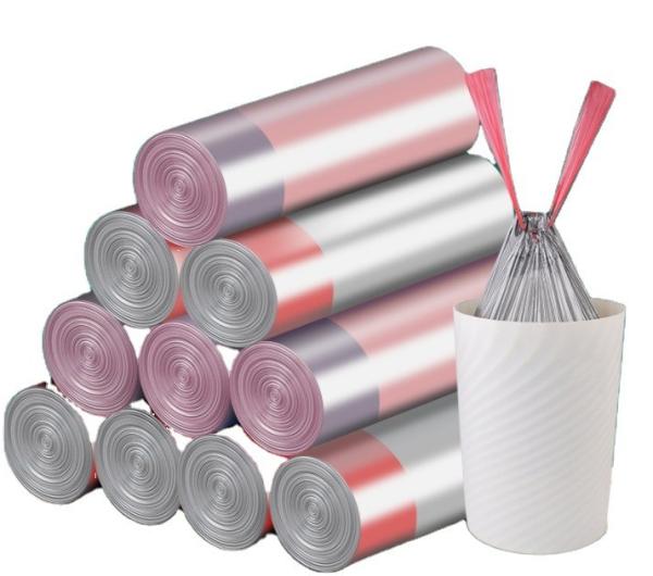 Household Garbage Waste Drawstring Trash Bags for Kitchen Bin Liners