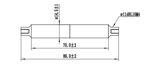 High Voltage Ceramic Material Capacitive Core Rod Low Medium Voltage Capacitive Sensor