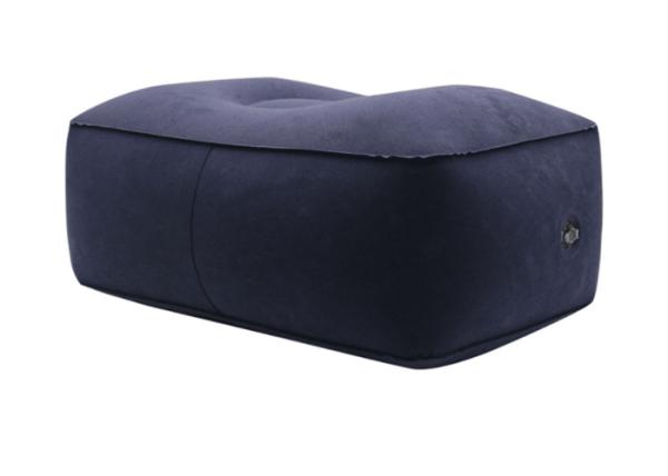 Travel Pillow Inflatable Foot Rest Orthopedic Cushion Knitted Cushion For Car