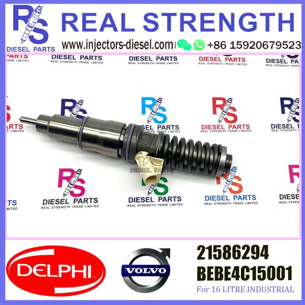 DELPHI 2pin injector 21586294 BEBE4C15001 Diesel pump Injector V-O-L-V  BEBE4C15001 E1 for OLVO 9.0 LITRE TRUCK