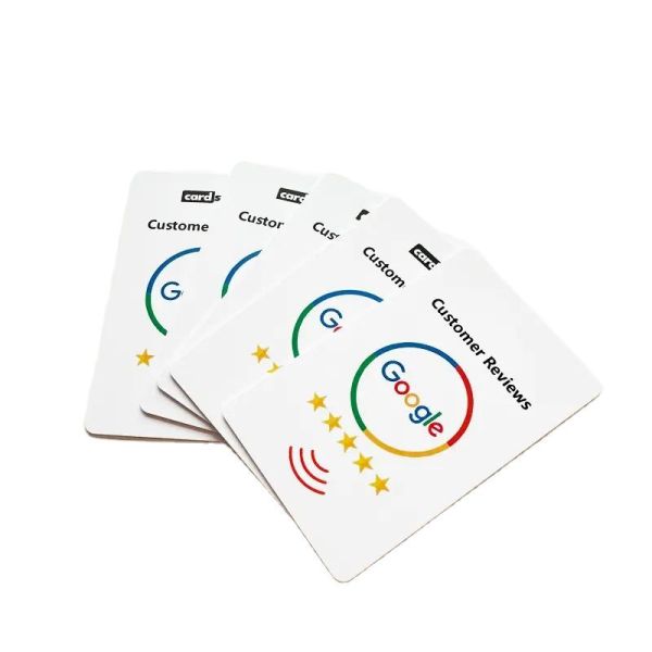 Программируемый логотип пластиковая смарт-карта NFC бизнес карта ID бесконтактный нажимаемый RFID социальные сети карта обзора Google