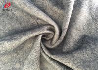 Tissu de tapisserie d'ameublement gris adapté aux besoins du client de velours de couverture de sofa de couleur pour des meubles