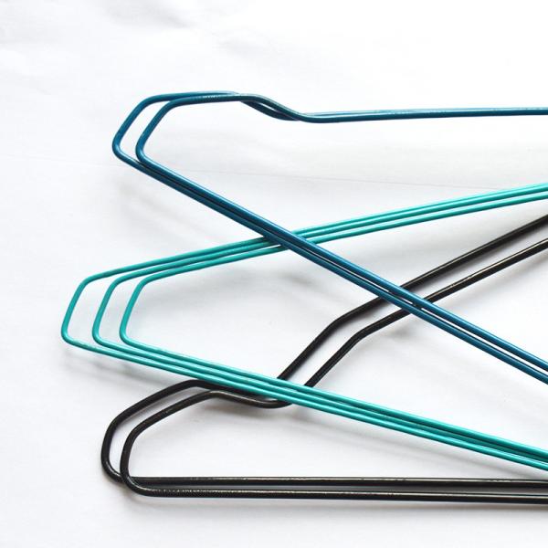 Multi Color Coating Pants Bar 16 Inch Clothes Wire Hanger