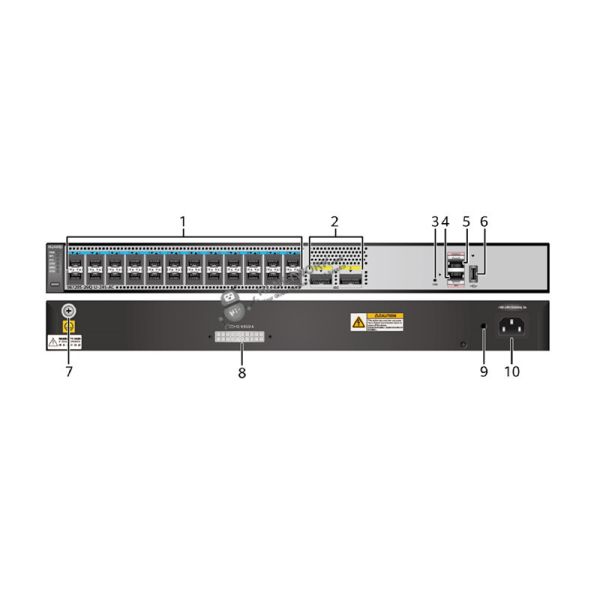 s6720s-26q-li-24s-ac-datasheet Huawei 10G SFP Switches S6720S-26Q-LI-24S-AC with Two 40GE QSFP+ ports