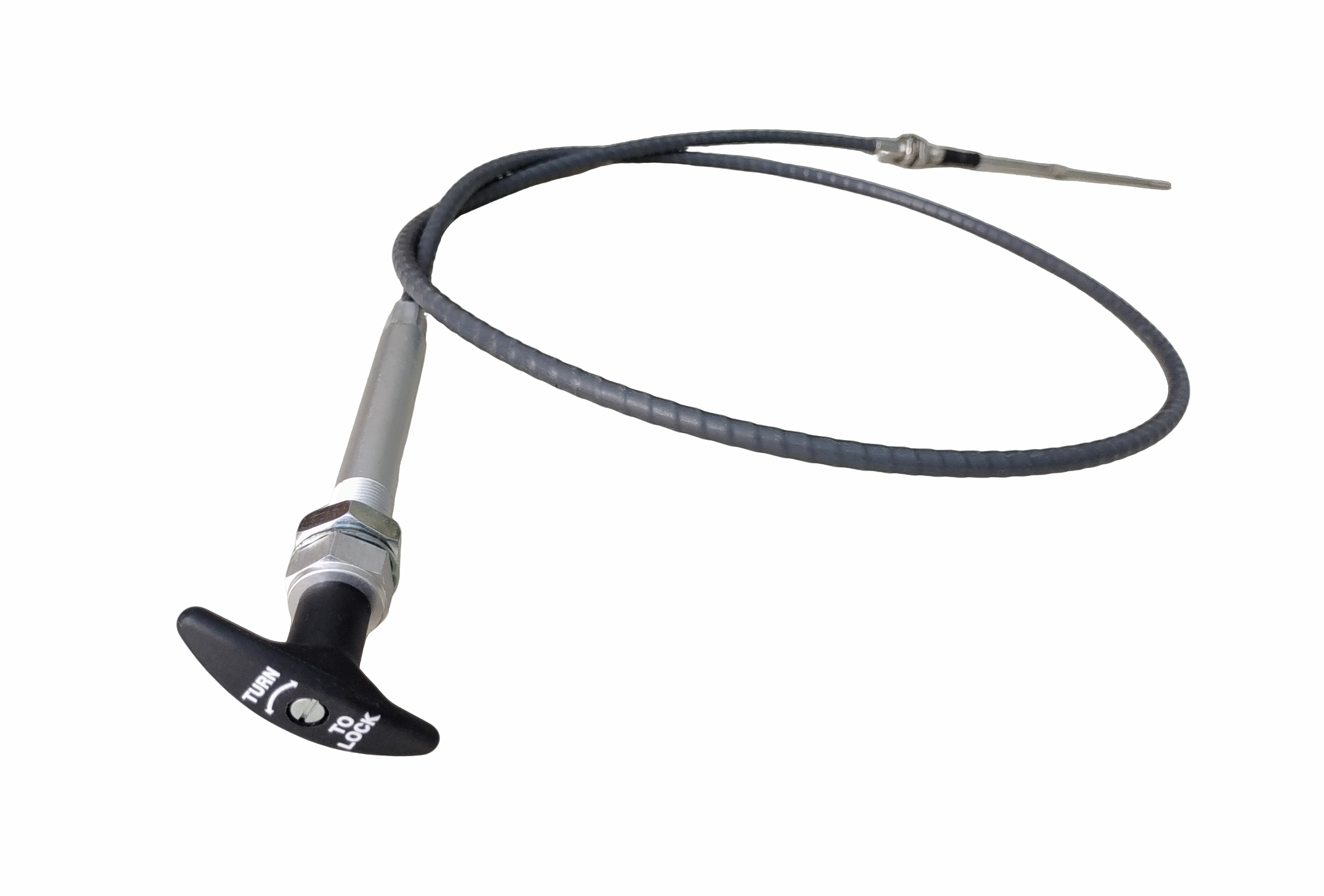Twist Lock Handle Push Pull Control Cable — Mechanical Control Solution