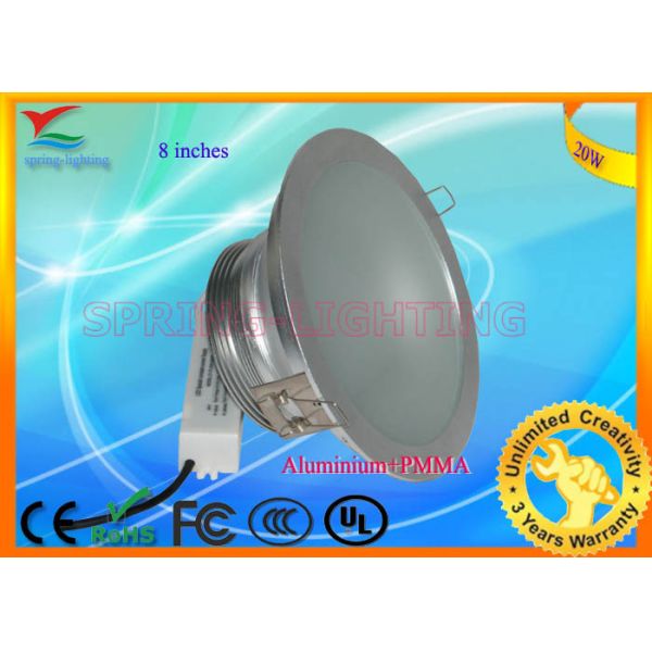 Professional Aluminum allowy AC100V - 240V, 20W, 3000K - 6500K Led Ceiling Light Fixtures