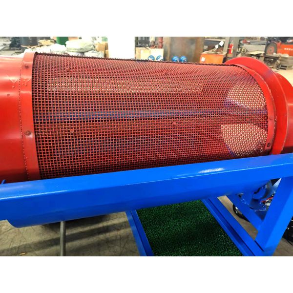Design Gold Ore Processing Equipment Gold Washing Machine Trommel Screen for 5-10 Tons