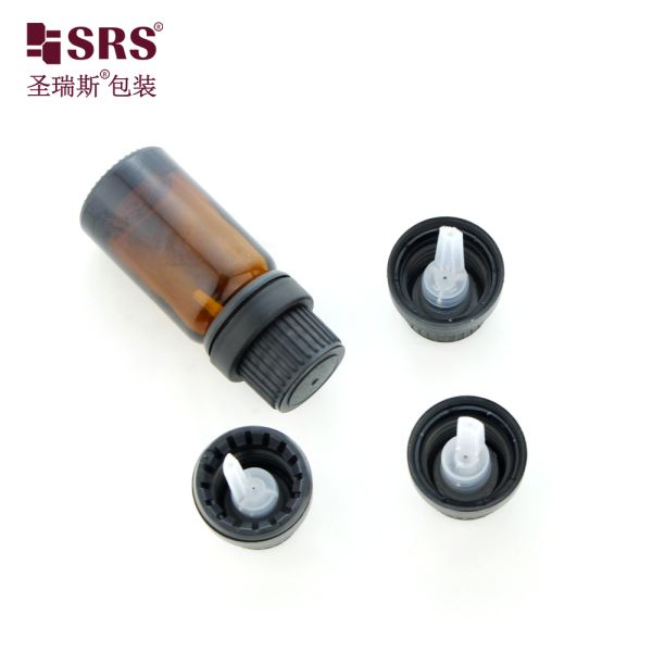 5ml 10ml 15ml 20ml 30ml 50ml 100ml Empty Green Blue Amber Clear Glass Bottle With CRC Cap Child Proof Bottles