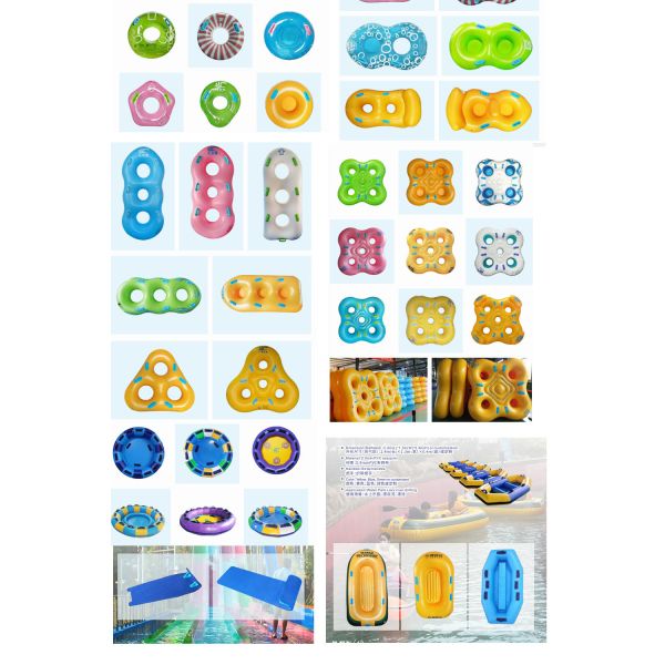 Commercial Magic Carpet Slide Fiberglass Water Thrill Rides With Inflatable Mats