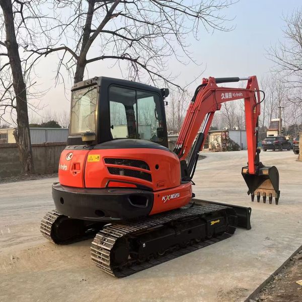 Used Kubota Kx165-5 Engineering Backhoe Secondhand Digging 6 Ton Excavator