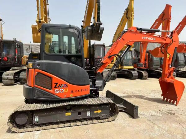 Mini Used Backhoe Excavator Hitachi ZX50U Hydraulic Crawler Backhoe Digger 5ton
