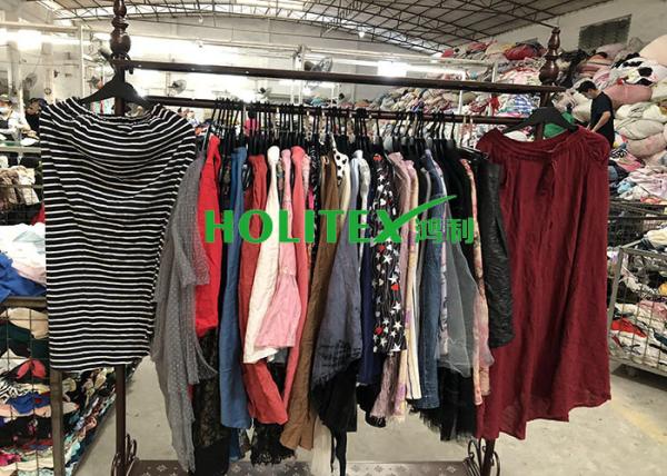 Holitex Used Womens Clothing , Good Quality Second Hand Clothes Ladies Cotton Skirts