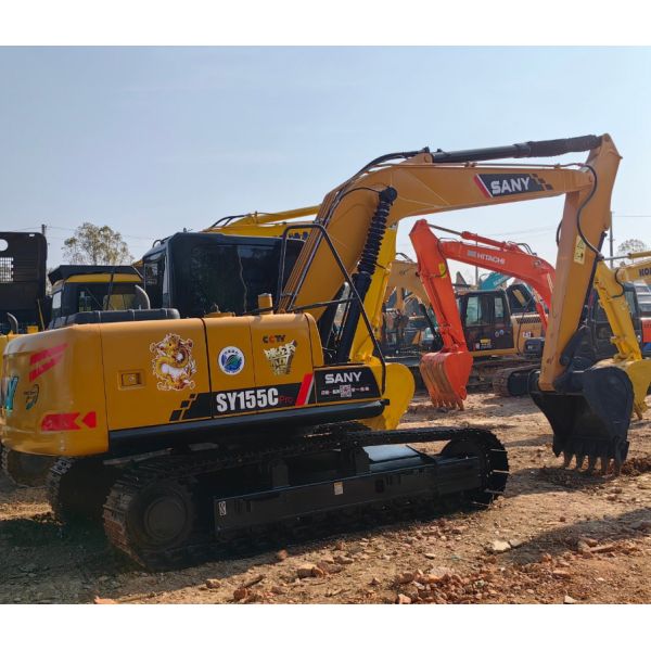 New Arrival SANY 155 Used Medium Crawler Excavator with 15 Ton Weight