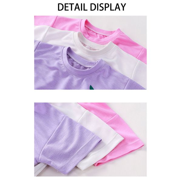 Summer Short Sleeved Suit Spring Children'S Clothing Girls Casual Suit
