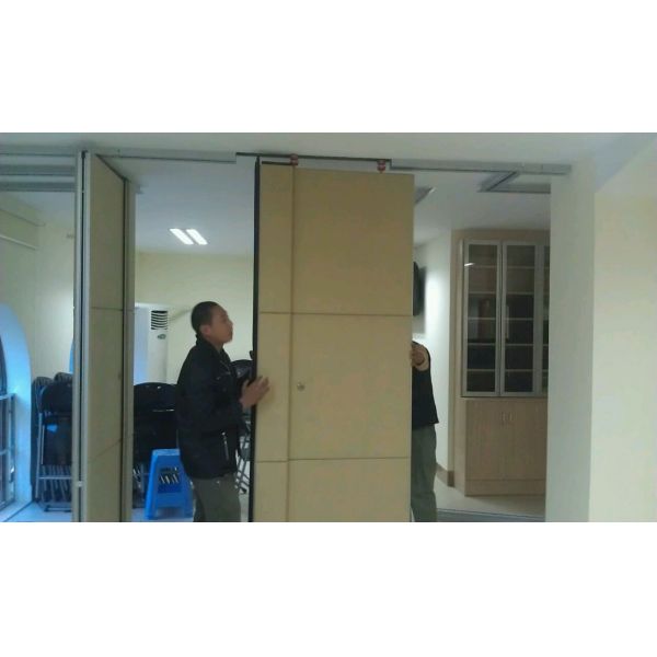 Meeting Room Sliding Soundproof Partition Wall Aluminum Alloy Profile