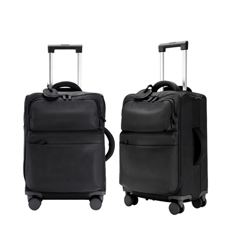 Women's 2025 New 20 Inch Ultra-Light Cloth Luggage Trolley Case with Spinner Caster 24 Inch Travel Password Boarding Case