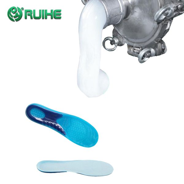 Делающ Insoles ботинка жидкостную силиконовую резину платины мягкий удобный силикон