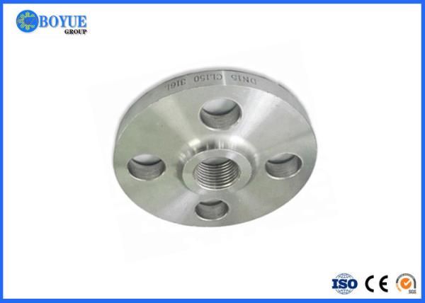ASTM F316 / 316L F321 Stainless Steel Threaded Flange Forged SCH80 Size 2 - 48