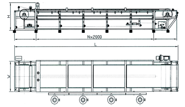 Steel Conveyor Belt Filter Continuous Horizontal Vacuum Filter For Cake Discharge