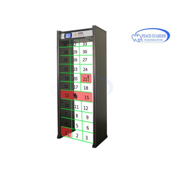 Anti Interference Walk Through Security Scanners With 45 Pinpoint Zones