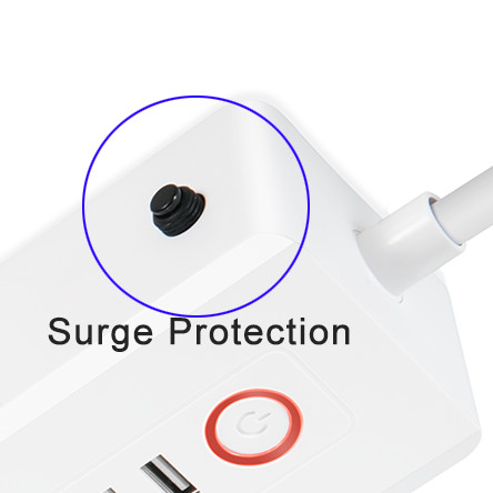 For Tuya Smart Home Us Uk Eu Universal  Socket Power Meter Smart Plug Wifi Power Stripe