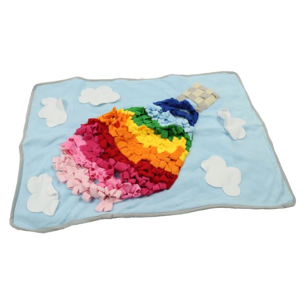 Горячие собаки обнюхивать кота пусковой площадки Snuffle собаки воздушного шара циновки Washable питаясь 80x60cm