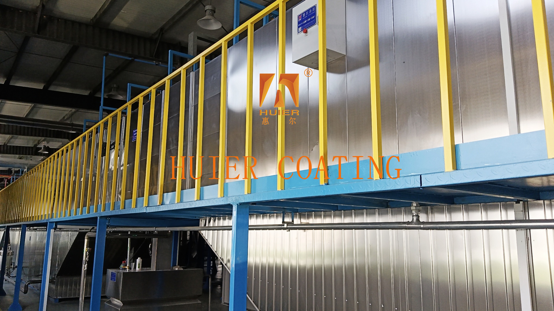 Sistema de limpieza de tratamiento químico de control PLC de acero inoxidable industrial