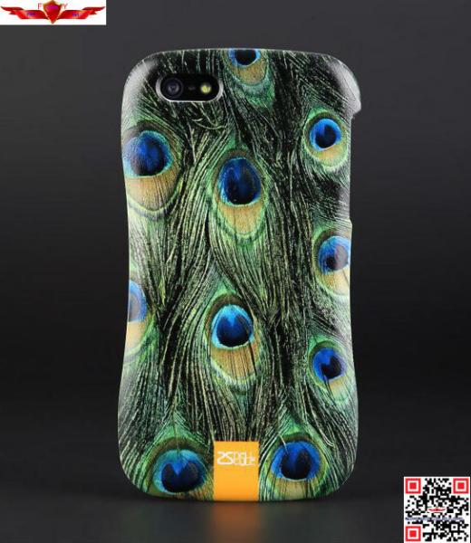 New 3D Printing Animal Skin Zinc Alloy Bumper With PC Back Cover Cases For Iphone 5 5S