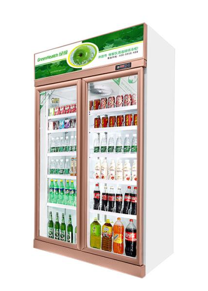 service en verre vertical d'OEM de refroidisseur de boisson de porte de l'étagère 220V réglable