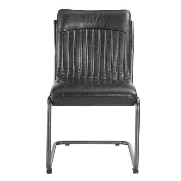 Modern Living Room Furniture Black Luxury 840mm Leather Chair