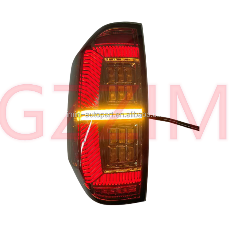 Lumière arrière LED ABS à fumée foncée pour Toyota Tundra 2014-2020