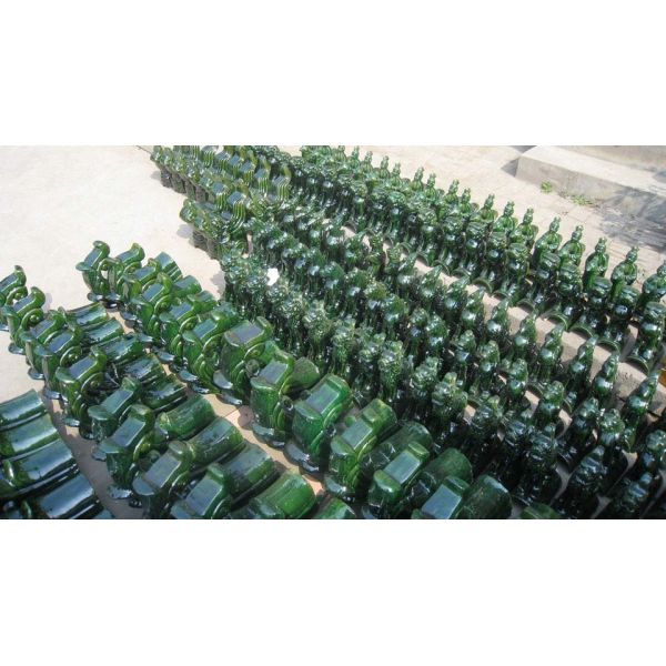 Figuras chinesas Dragon Glazed Traditional Decoration do telhado do miradouro exterior