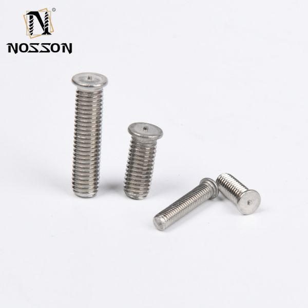 Industry Silver Finish M3 M4 M5 M6 M8 M10 Capacitor Discharge Carbon Steel Solder Point Nail Bolt Copper Plated Spot Welding Screw