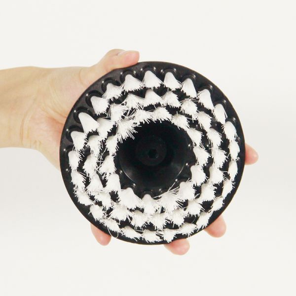 5cm Electric Power Nylon Drill Brush Scrubber 20mm Plate Height