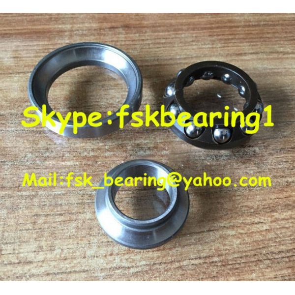 ACS040412 Chrome Steering Shaft Bearing OD 43mm Bore Size 12.5mm
