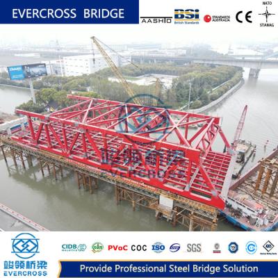 Puente de tramo de metal de gran envergadura Puente de carretera de acero instalado rápidamente