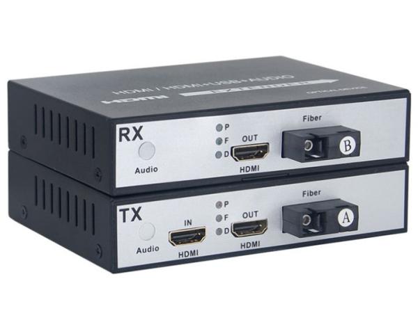 fibra do sinal de Digitas 20KM do prolongamento da fibra ótica de 1080P HDMI ao conversor dos meios de HDMI